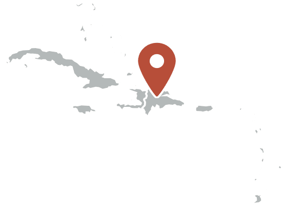 ドミニカの地図