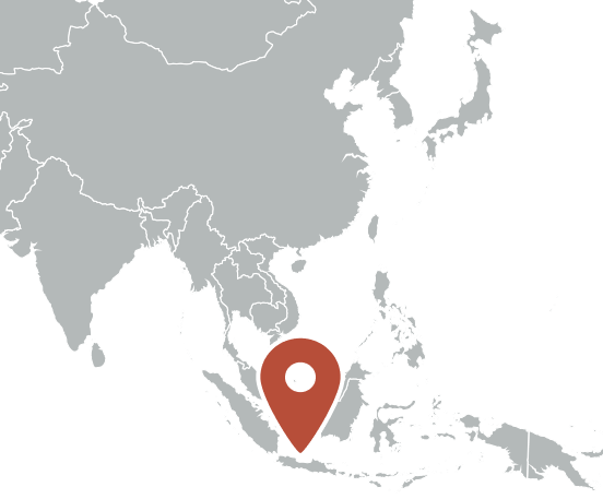インドネシアの地図
