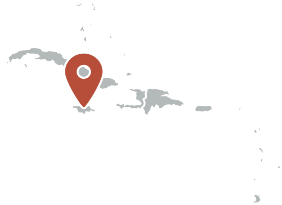 ジャマイカの地図