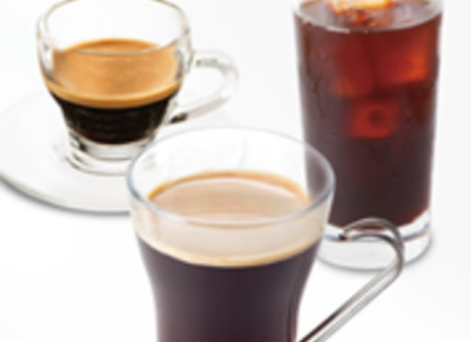 レギュラーコーヒーやエスプレッソなど豊富なコーヒーメニュー
